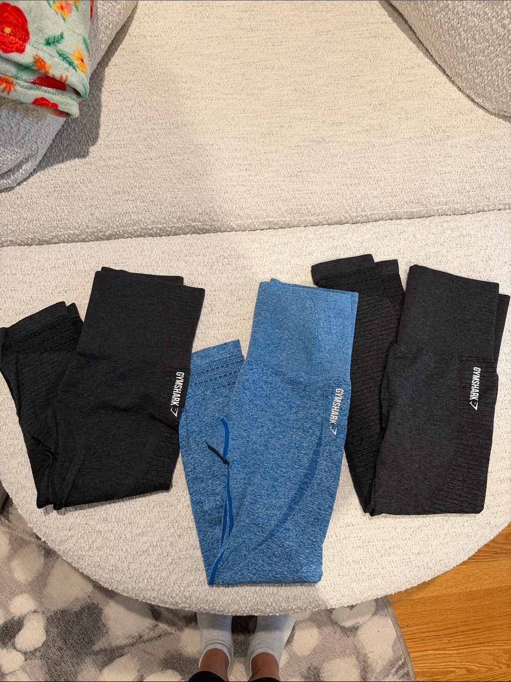Gymshark Women’s High-Waist Leggings - Bundle 3 Pair